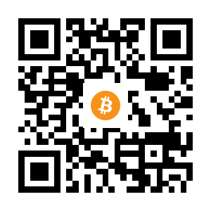 bitcoin:1J5nmiw2iffKfHi8B9DtskQadixR2tMf4G black Bitcoin QR code