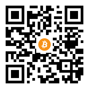 bitcoin:1J5w6MvG78FyvrjvYEX6LeNw73gGGpLgd black Bitcoin QR code