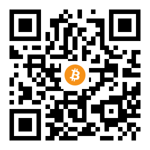 bitcoin:1J66uVZUN4LxfpxKQTiqx7zYJ7Z6SsL7JL black Bitcoin QR code