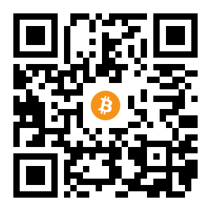 bitcoin:1J6fYuEz7v6P3Bn1ukgaRzQGycpJLUyQj9 black Bitcoin QR code