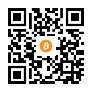 bitcoin:1J6xT8kz6tWRr5NBwvxf4shdFsHKDZEZJS black Bitcoin QR code