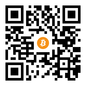bitcoin:1J7XzkaQogQjLM7hhih6qKkAtR9gKP9q6Y black Bitcoin QR code