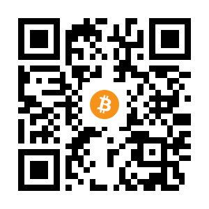 bitcoin:1J7zCs4zdnj4ht4BA64JCX9L3AGwoqDRgi black Bitcoin QR code