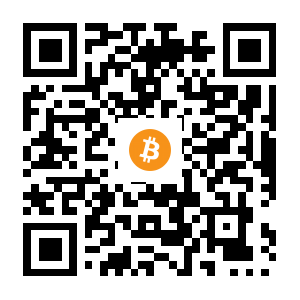bitcoin:1J8FFSxGGueG6jFKEv27nW3CPioprPAnSj black Bitcoin QR code