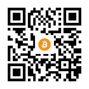 bitcoin:1J8btssWmQSxpDrYNcr3LCebbrnph2YjLz black Bitcoin QR code