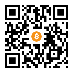 bitcoin:1J9DiA2qBMfkX9G7bUyLK843QfKD4mPG9c black Bitcoin QR code