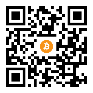 bitcoin:1JAaDcr559ETzaYeUbhffexPycfD1XRjDq black Bitcoin QR code