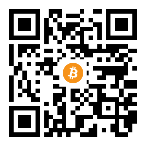 bitcoin:1JAcqiNGA5scYPNuuGFepjgKAf7VSSF6T3 black Bitcoin QR code
