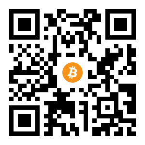 bitcoin:1JB9rGqXhqPa6KhNaAxFfY7rWvwPUqj3XS black Bitcoin QR code