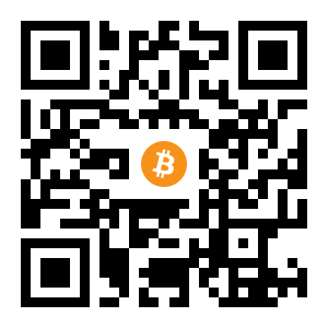 bitcoin:1JBSexSuE6ctb13qF8Zhw3yJ2cEK5gx94E black Bitcoin QR code