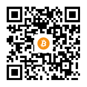 bitcoin:1JBTXA16n1wMGCLV8fAdBTgpi5KCtcoAEm black Bitcoin QR code