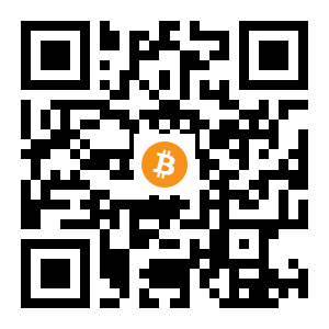 bitcoin:1JBhK9pTeTbMqHmwztcPi7yv1WupwrL5wx black Bitcoin QR code