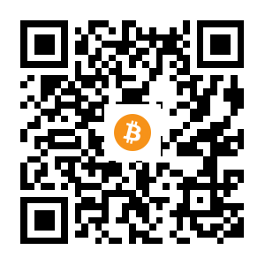 bitcoin:1JBw647oGqxYMuMvsxiF2CoHecQBL3tuwZ black Bitcoin QR code