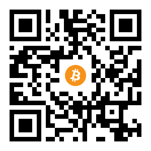 bitcoin:1JCsNpiYeS8KL6o1z2ZmExN5WVKPKnn77h black Bitcoin QR code
