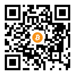 bitcoin:1JCzhwyPyei4AuphgSbfD1St9GSGbyDjyM black Bitcoin QR code