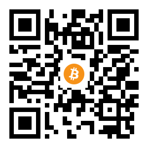 bitcoin:1JD64LZMTG3AxX6VTBt5yFyzyjn1KEVwJB black Bitcoin QR code