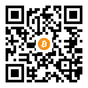 bitcoin:1JDH5wyRGkqaUJdFdSfjon5RjGZa7DhTtx black Bitcoin QR code