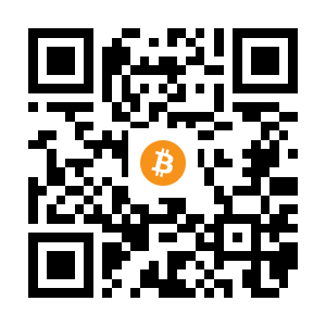 bitcoin:1JDJQQpPfQKC4eF5Niu8dtRevHLBBXi54d black Bitcoin QR code