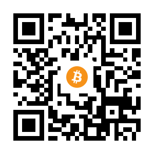bitcoin:1JDQatgpY9ZNYpfn66M9qTZA9brKgWzGiT black Bitcoin QR code
