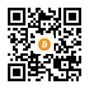 bitcoin:1JDgp7E7V6DRB6UxgDNGJvTCcPAugkNdP7 black Bitcoin QR code