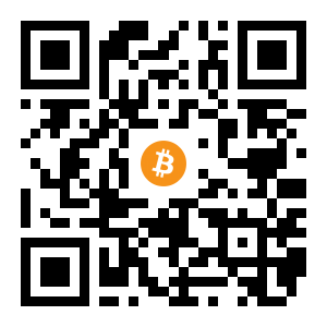 bitcoin:1JEmPYG7LN8U3nAAe4fV3waWjkzhafCR1y black Bitcoin QR code
