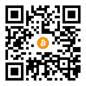 bitcoin:1JFLZgM4AVA8tetwRSViayDMWiLxNqTj3N black Bitcoin QR code