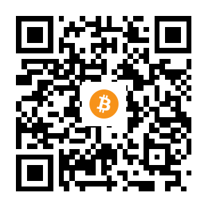 bitcoin:1JFoArhRK1BGrSPoFbGdfoWjuPQc9UwL1i black Bitcoin QR code