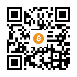 bitcoin:1JGJEvTXkGFfJ9LUgLB5JXvvGxVzLQG4ah black Bitcoin QR code
