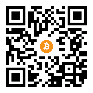 bitcoin:1JGRCUyfWpFngfPW55Z4J7rnbjjfe7aUrQ black Bitcoin QR code