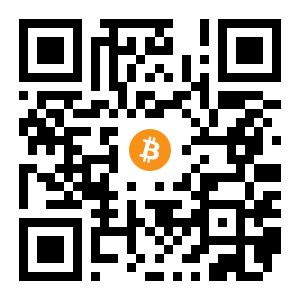 bitcoin:1JGRpeazG7LrVEUA9QcrqbgRs6J6YHmwXC black Bitcoin QR code
