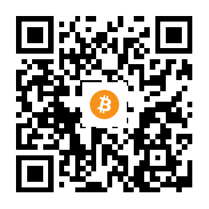 bitcoin:1JJ5yGo41SyksYPrNXiyNkk8nTigiYngke black Bitcoin QR code