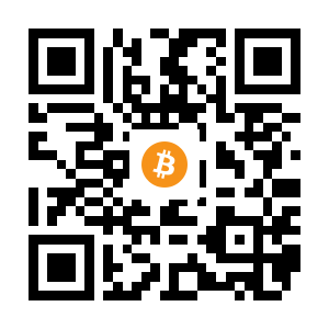 bitcoin:1JJ7GKDc4tAPW3oW8z1qhpK1e8uExQvZ1J black Bitcoin QR code