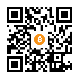 bitcoin:1JJ8rTdfRsykH9Quvh427YD9LTpVSR4AnM black Bitcoin QR code