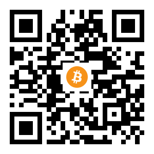 bitcoin:1JLsj588wSbsoChuduWUoAHQXH4CMSTMkY black Bitcoin QR code