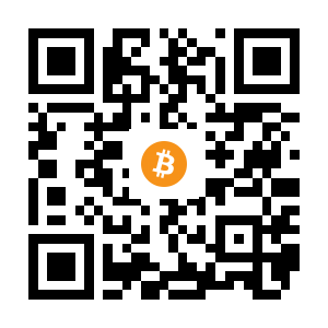 bitcoin:1JMJnG5a5AyrsRV3WUzCZ3xdvneDpBTg4P black Bitcoin QR code