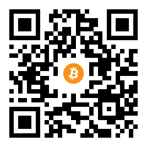 bitcoin:1JMLjN4kdfcJ6bZiR27az3HS1Rrbj5cUMT black Bitcoin QR code