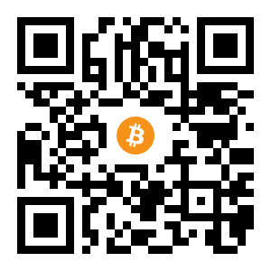 bitcoin:1JManoEE5Mn7Wq9hNwGnE95Xz9fxMu9RVS black Bitcoin QR code