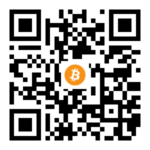 bitcoin:1JMbHkw33cVB3RCtBzZXyzvd9DFJdf3as7 black Bitcoin QR code