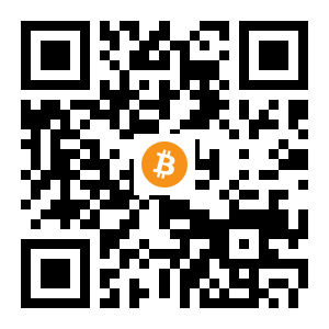 bitcoin:1JPfj13ocgAN3kPur62FBG3duTrDhPos1p black Bitcoin QR code