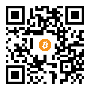 bitcoin:1JPhdnWHprAYMZ4MbivrpcbWRZTkj1dLAg black Bitcoin QR code