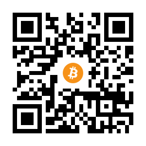 bitcoin:1JPiAcz9SBspANsMogufziA61aQzjAHdBY black Bitcoin QR code