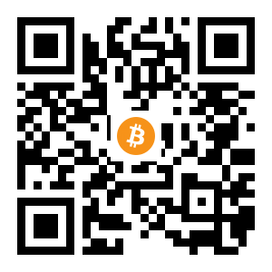 bitcoin:1JQfGb5ME8TkyyW51FYHmz3cBWTAiYAHNE black Bitcoin QR code