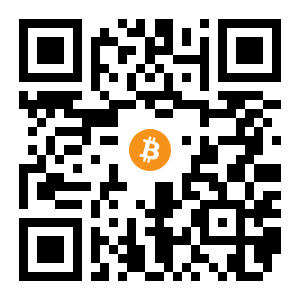 bitcoin:1JRCYpKSM2oEetPMmmHt4gTUVc67KRqRx1 black Bitcoin QR code
