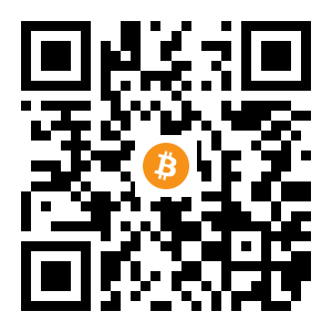 bitcoin:1JRPWcYWffbX7ENzU5sKZead5nJ4GSV4My black Bitcoin QR code