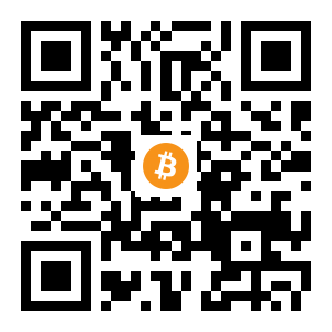 bitcoin:1JRSM5x7PcTVY4PAutFwveE7ojByUCaDZT black Bitcoin QR code