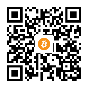 bitcoin:1JRYiWYobwpDK7u2FRfGPma4j4MfGT3dim black Bitcoin QR code