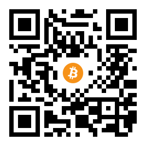 bitcoin:1JSQ771yShLEHh3t7qG8zCSFvPG3Dcwqi7 black Bitcoin QR code