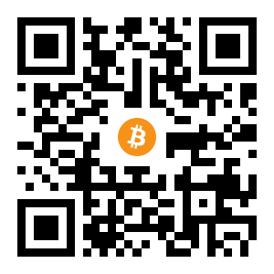 bitcoin:1JSdffTpHC7ZbqEuQDL42abhdkeDzVz3FB black Bitcoin QR code