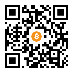 bitcoin:1JShrBejj7TNNCRsZ1azLxmkQ3zJ354Ugr black Bitcoin QR code