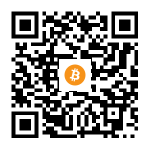 bitcoin:1JSrYC7oZAg9sQfwqBiZgADJnoeh5AUo7V black Bitcoin QR code